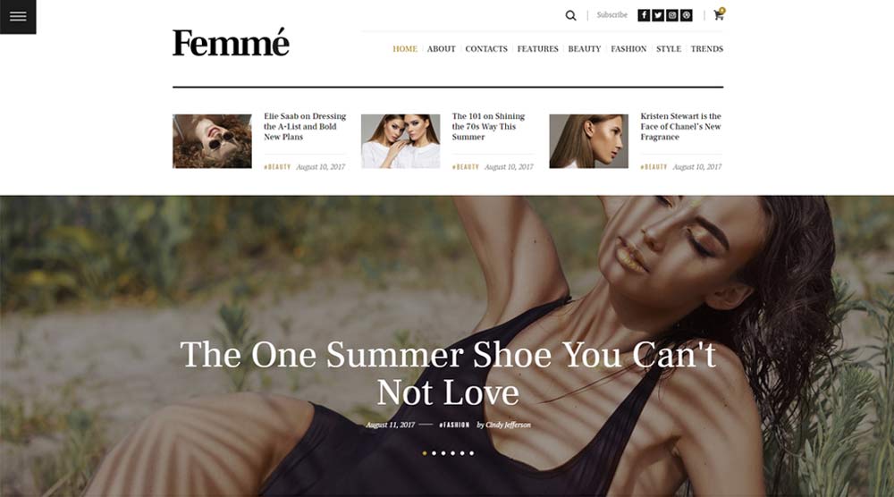 Femme WordPress Theme