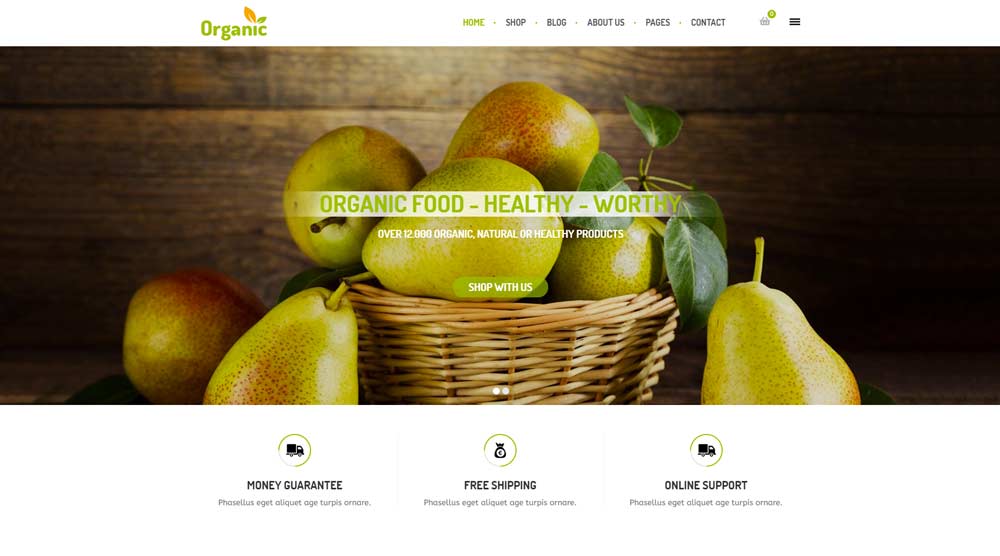 organic-woocommerce-wordpress