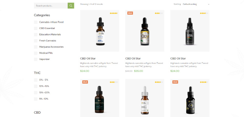 Medijuana WordPress Theme Shop