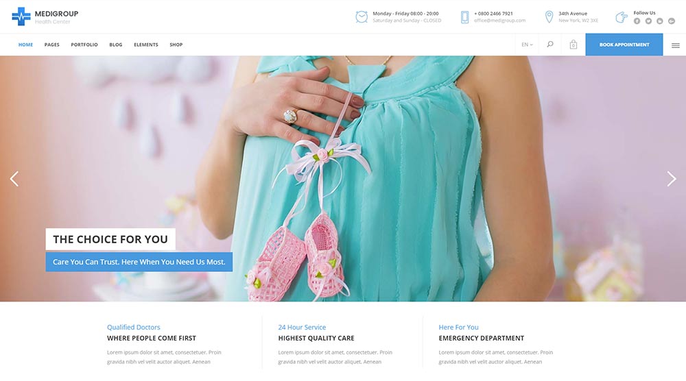 Medigroup WordPress Theme