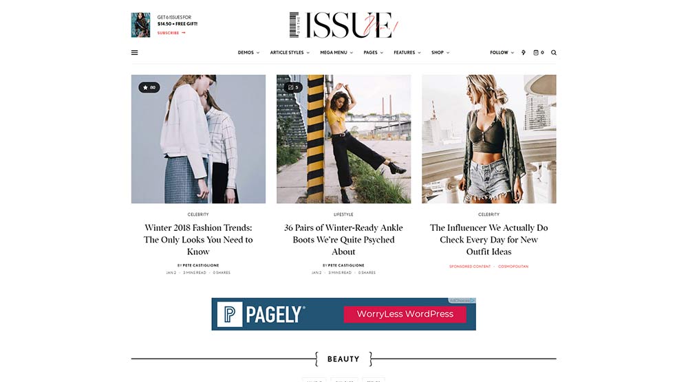 The Issue WordPress Theme