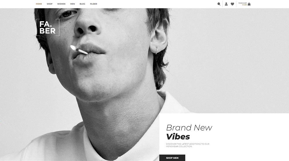 Faber WordPress Theme