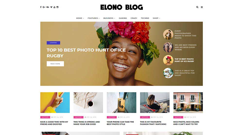 Elono WordPress Theme