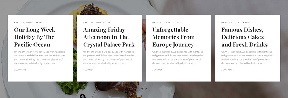 Theme for Food Bloggers