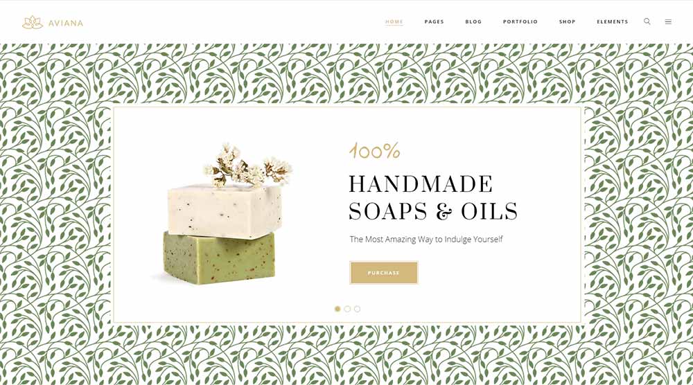 20+ отличных тем WordPress с Slider Revolution 9 Aviana WordPress Theme with Slider
