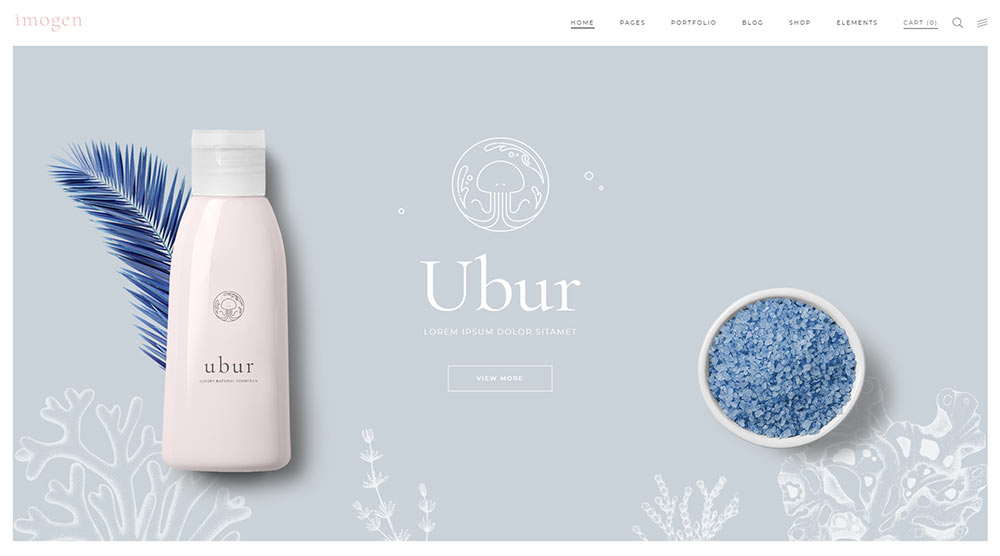 20+ отличных тем WordPress с Slider Revolution 8 Imogen WordPress Theme with Slider