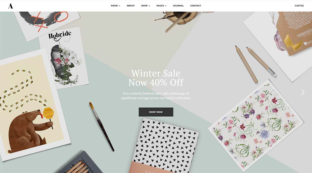 20+ отличных тем WordPress с Slider Revolution 21 Artday WordPress Theme with Slider