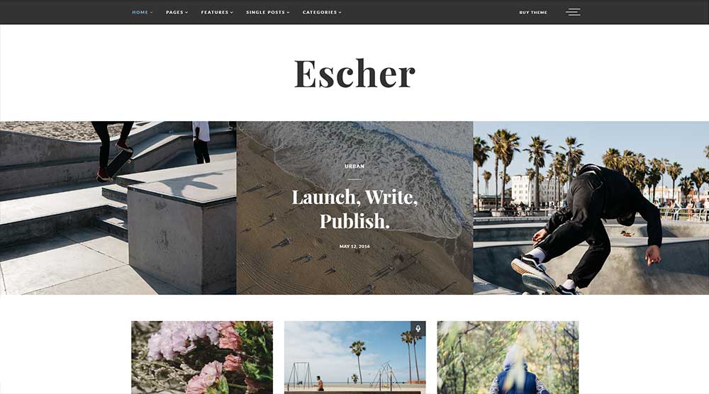 Escher WordPress Theme