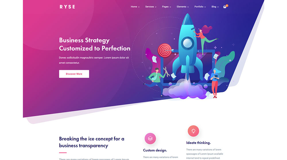 Ryse WordPress Theme