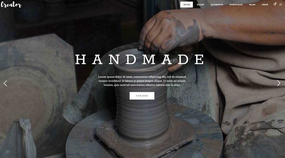 Creator Wordpress Theme