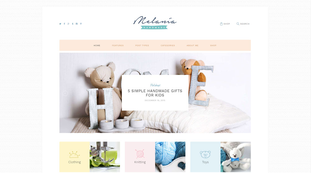 Melania Wordpress Theme