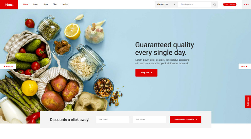 Pome WordPress Theme