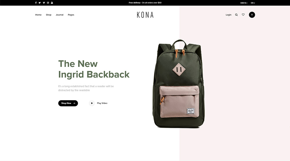 Kona WordPress Theme