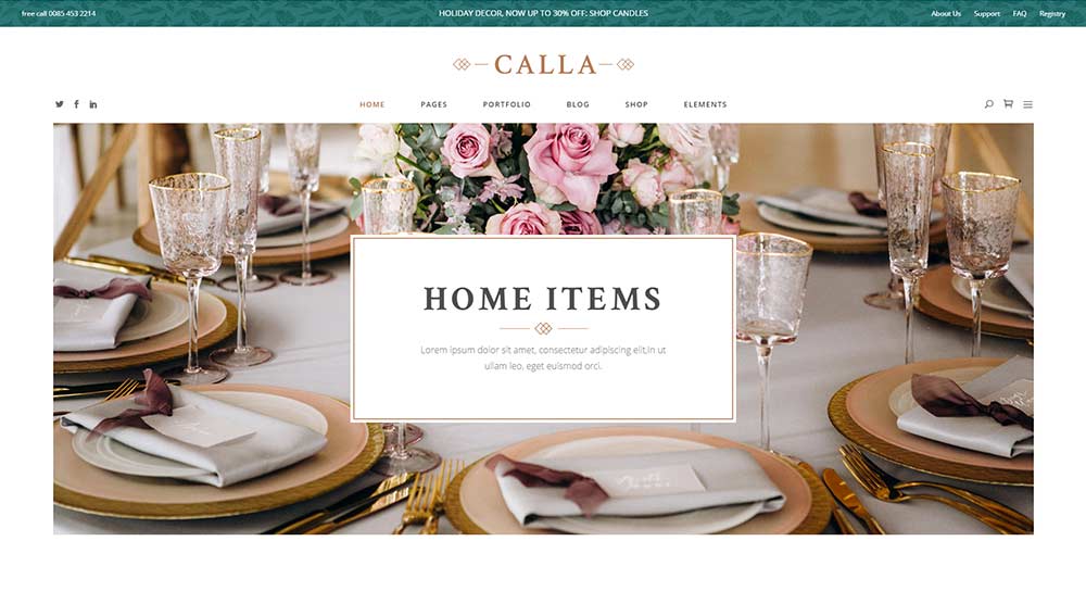 Calla WordPress Theme