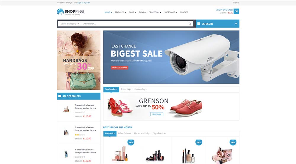 Shopping WordPress Theme