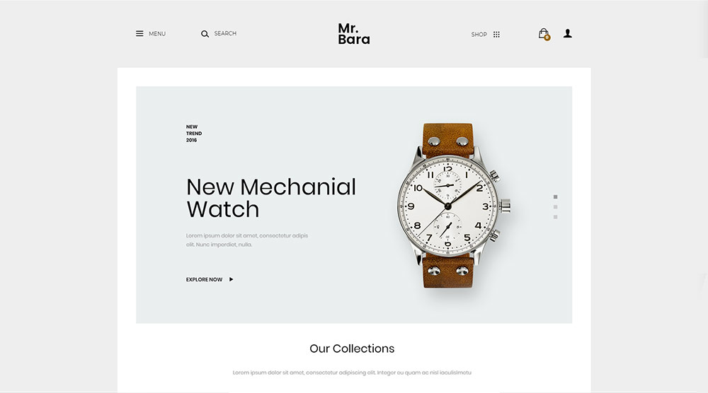 Mr.Bara WordPress Theme