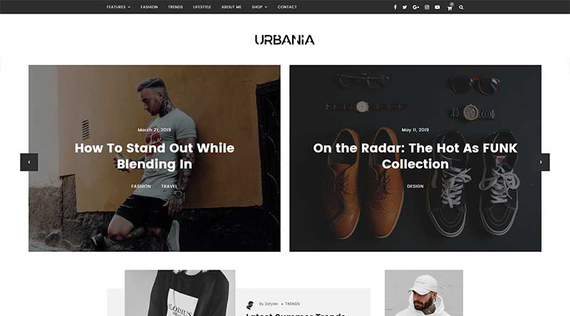 Urbania WordPress Theme