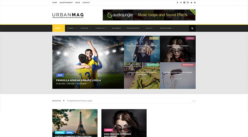 UrbanMag WordPress Theme