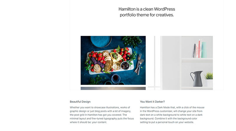 Hamilton WordPress Theme