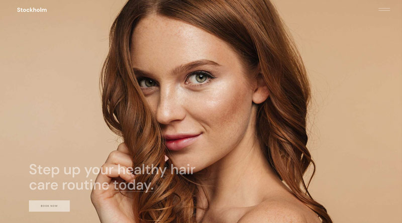 Stockholm Hair Salon WP Theme