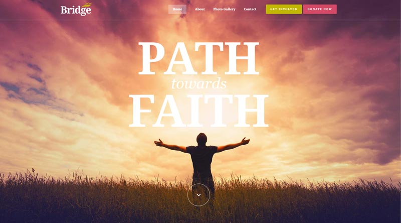 Bridge Church WordPress Theme