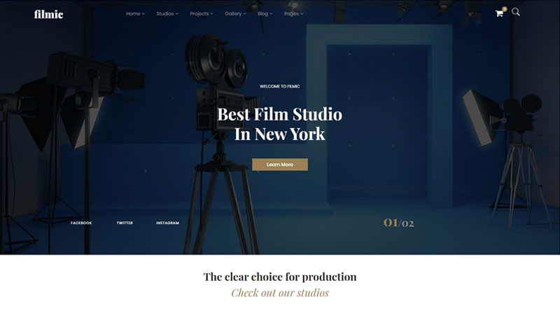 Filmic WordPress Theme