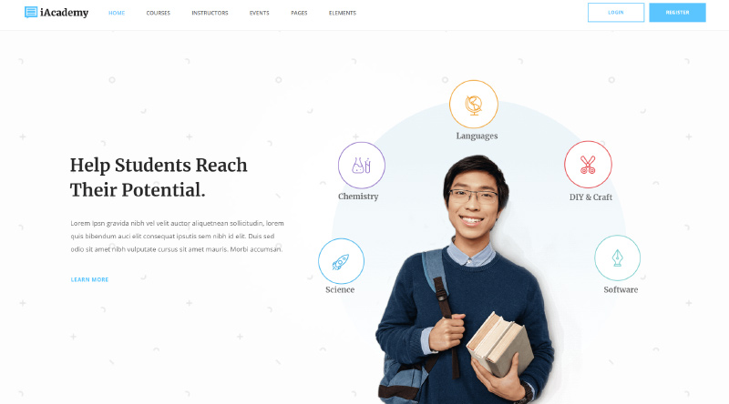 iAcademy WordPress Theme