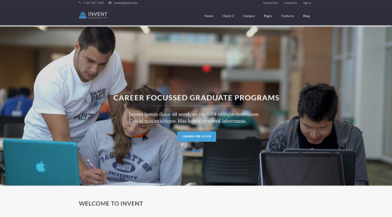 Invent WordPress Theme