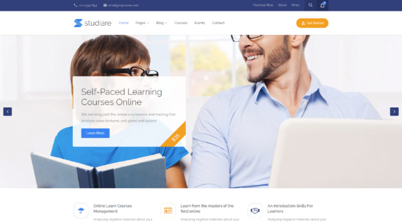 Studiare WordPress Theme