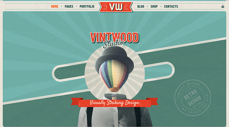 Vintwood WordPress Theme