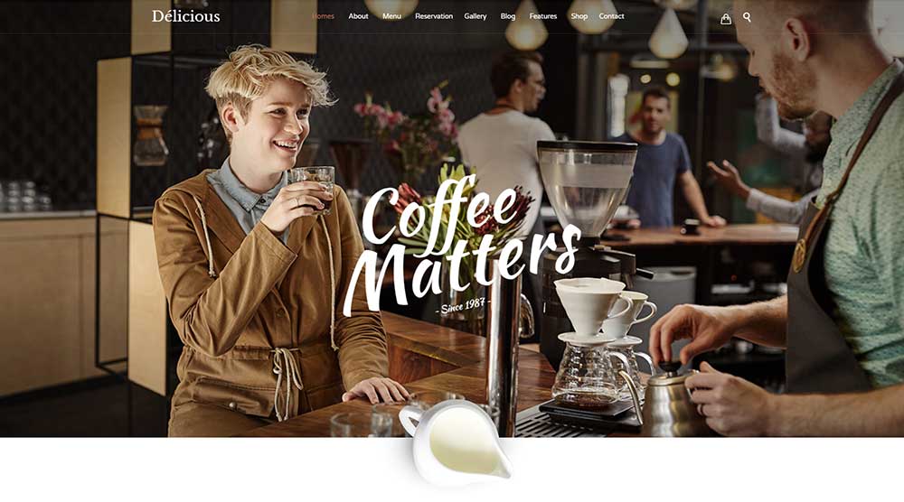 Restaurant Cafe WordPress Theme