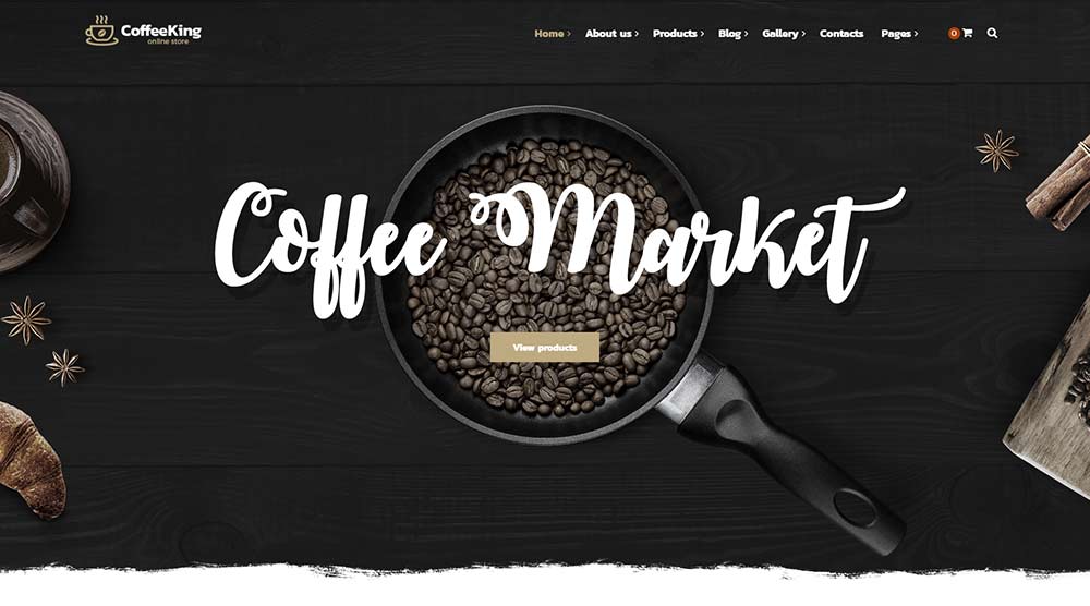 Coffee King WordPress Theme