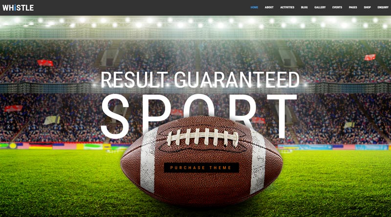 Whistle WordPress Theme