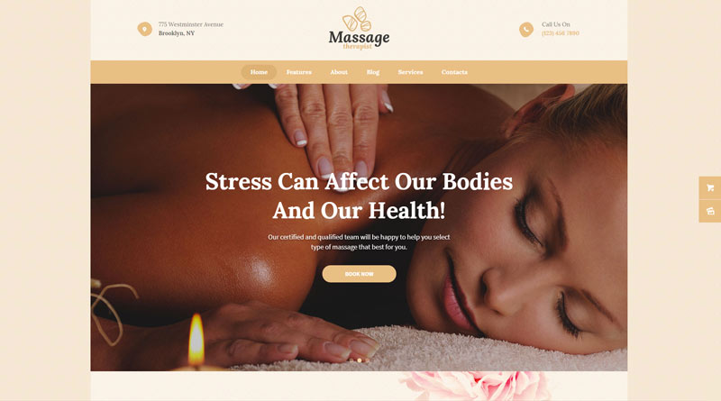 Spa Salon Wordpress Theme