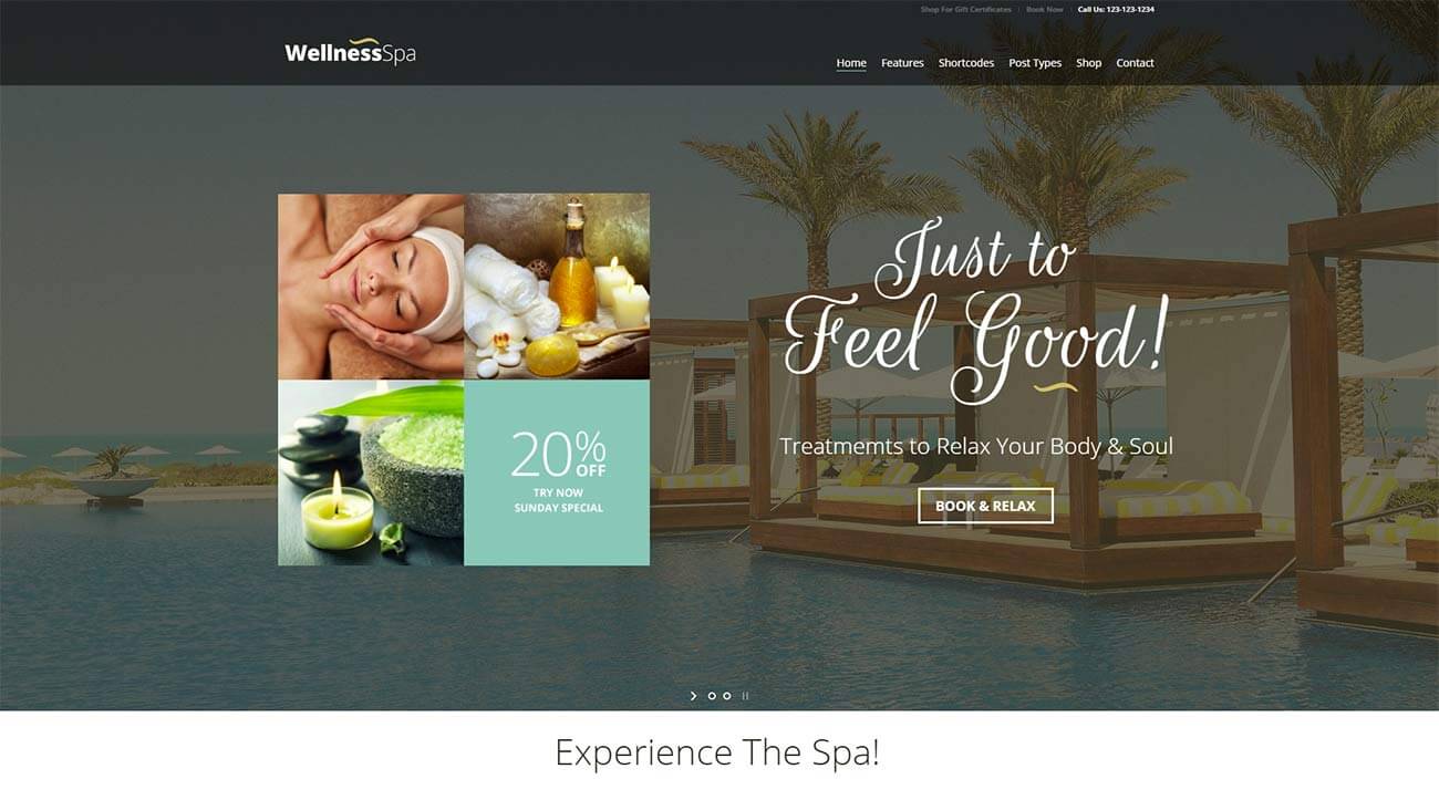 Wellness SPA Wordpress Theme