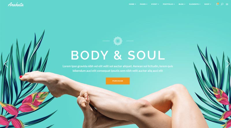 Anahata Spa WordPress Theme