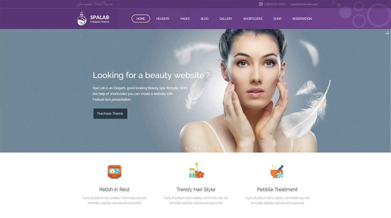Spa Lab Wordpress Theme