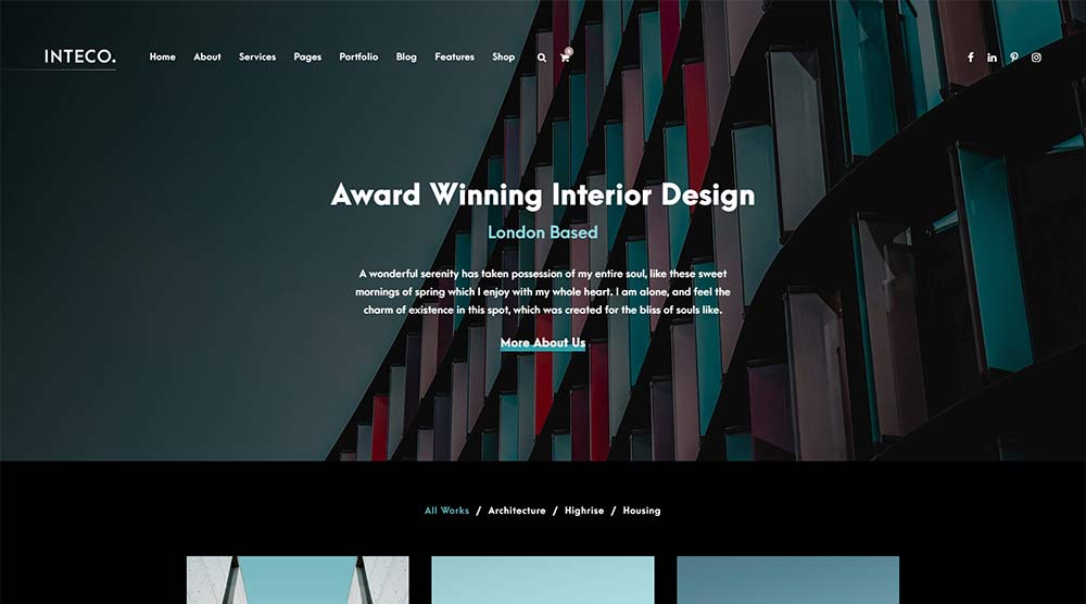 Inteco WordPress Theme