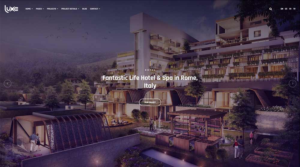 Luxe Architecture WordPress Theme