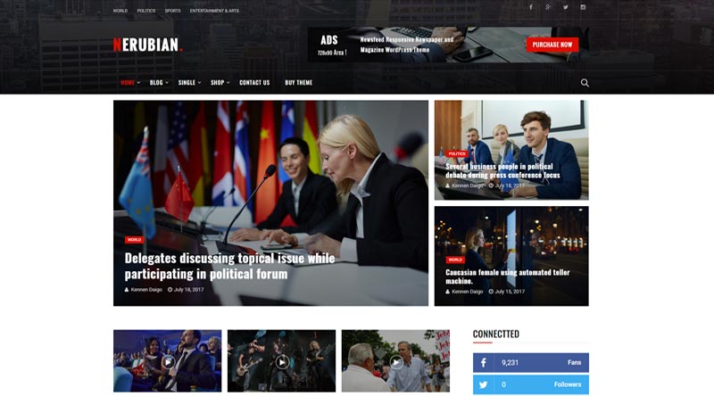 Nerubian WordPress Theme