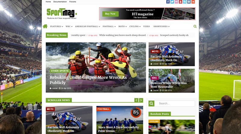 HTmagazine WordPress Theme