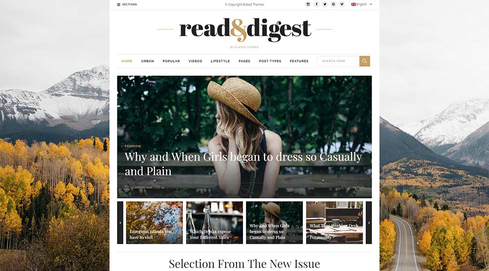 Read and Digest WordPress Theme