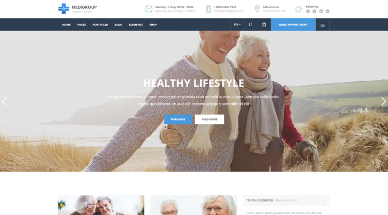 Medigroup WordPress Theme