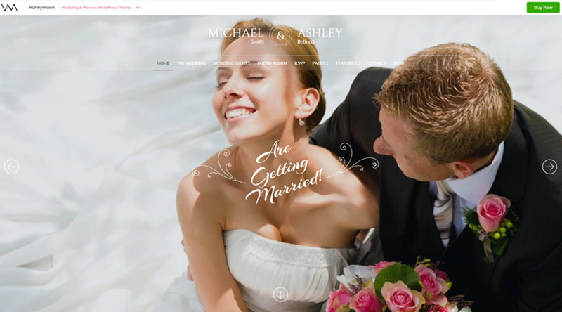 Honeymoon WordPress Theme