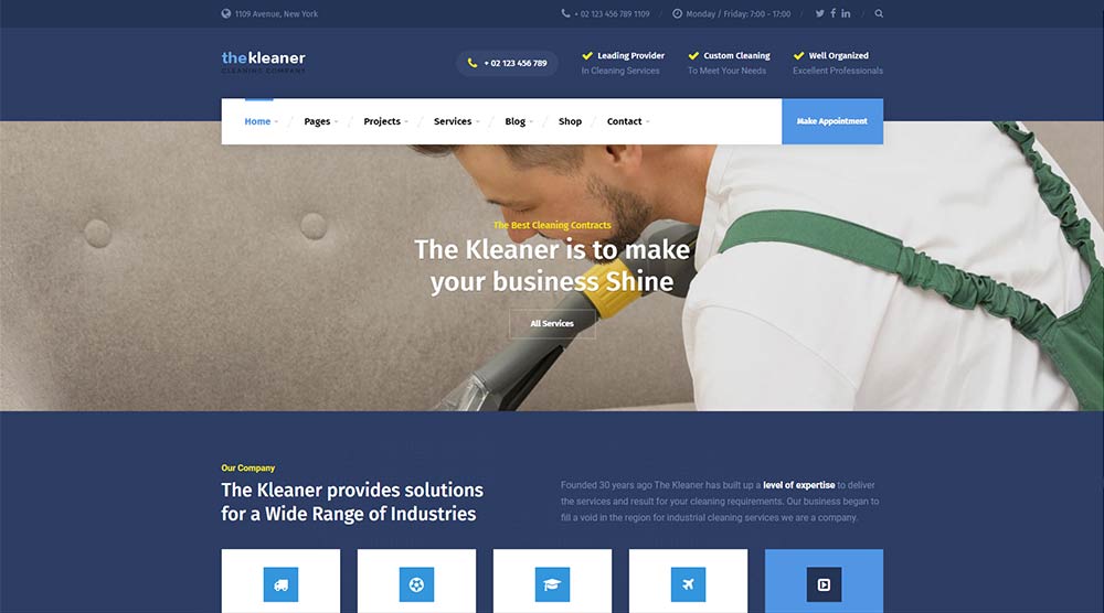 The Kleaner WordPress Theme
