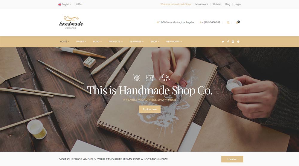 Handmade WordPress Theme