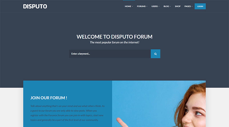 Disputo WordPress Theme