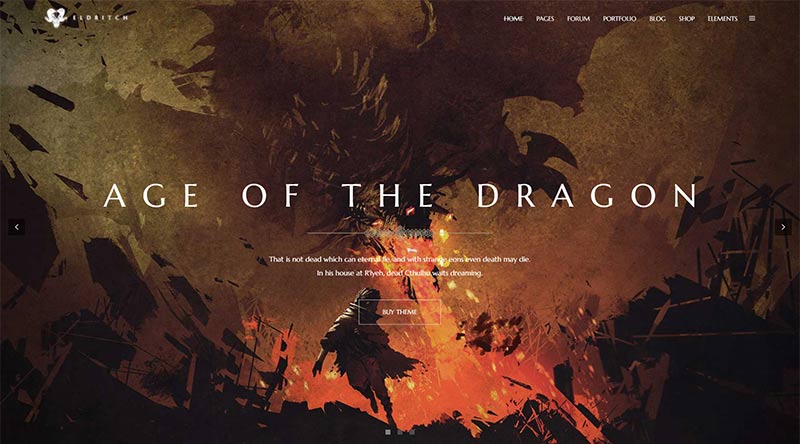 Eldritch WordPress Theme