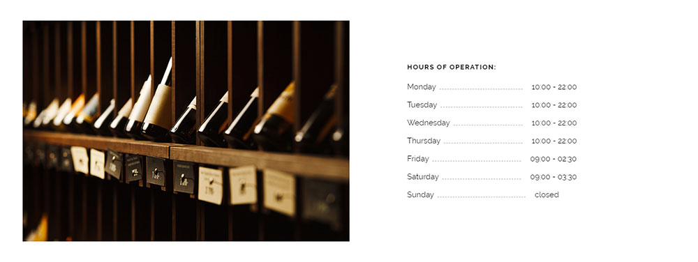 Thelma working hours