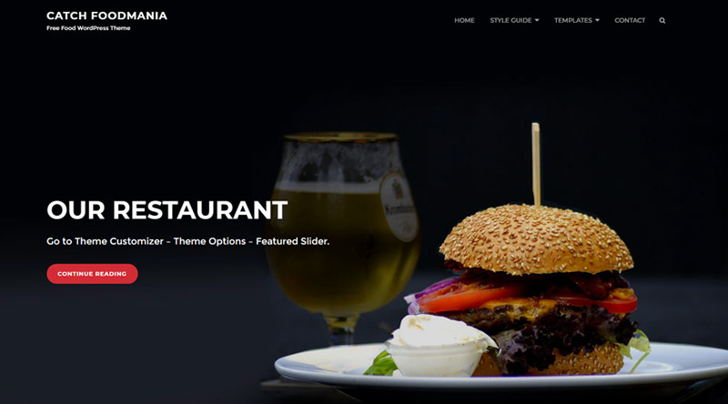 Catch Foodmania WordPress Theme